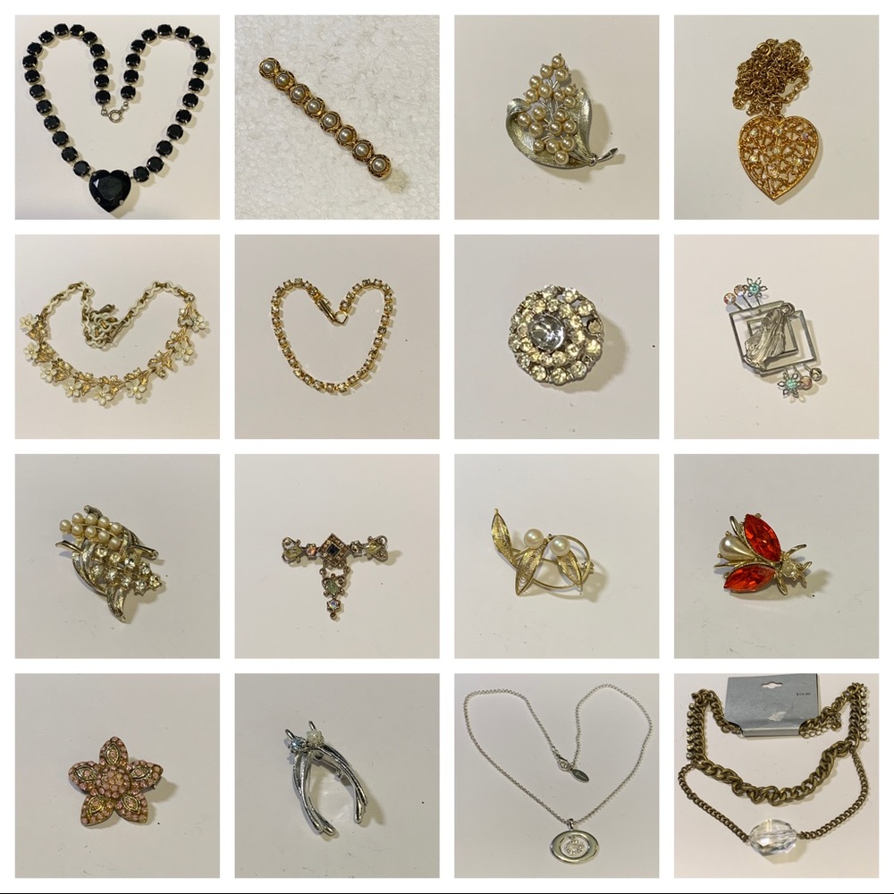 40+ Piece Jewelry~Repurpose~Craft~Create~Upcycle Lot